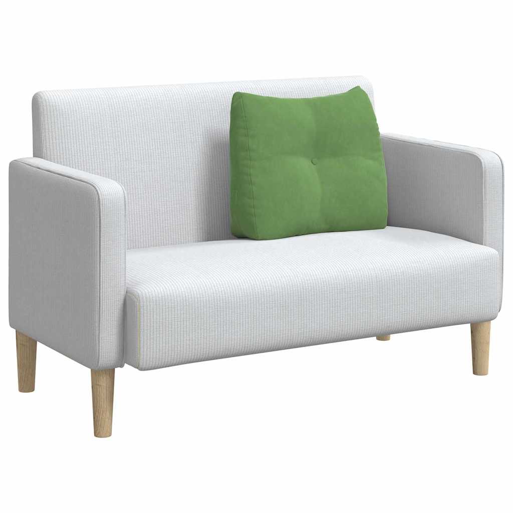 Jastuk za leđa Svijetlo zelena 60 x 24 x 50 cm Baršun