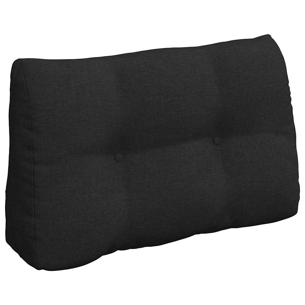 Jastuk za leđa Crna 80 x 24 x 50 cm tkanina