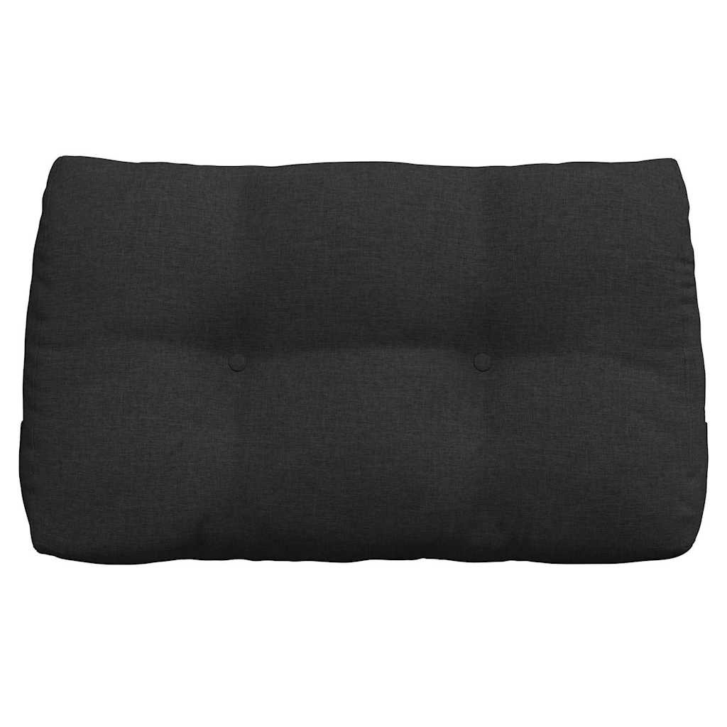 Jastuk za leđa Crna 80 x 24 x 50 cm tkanina