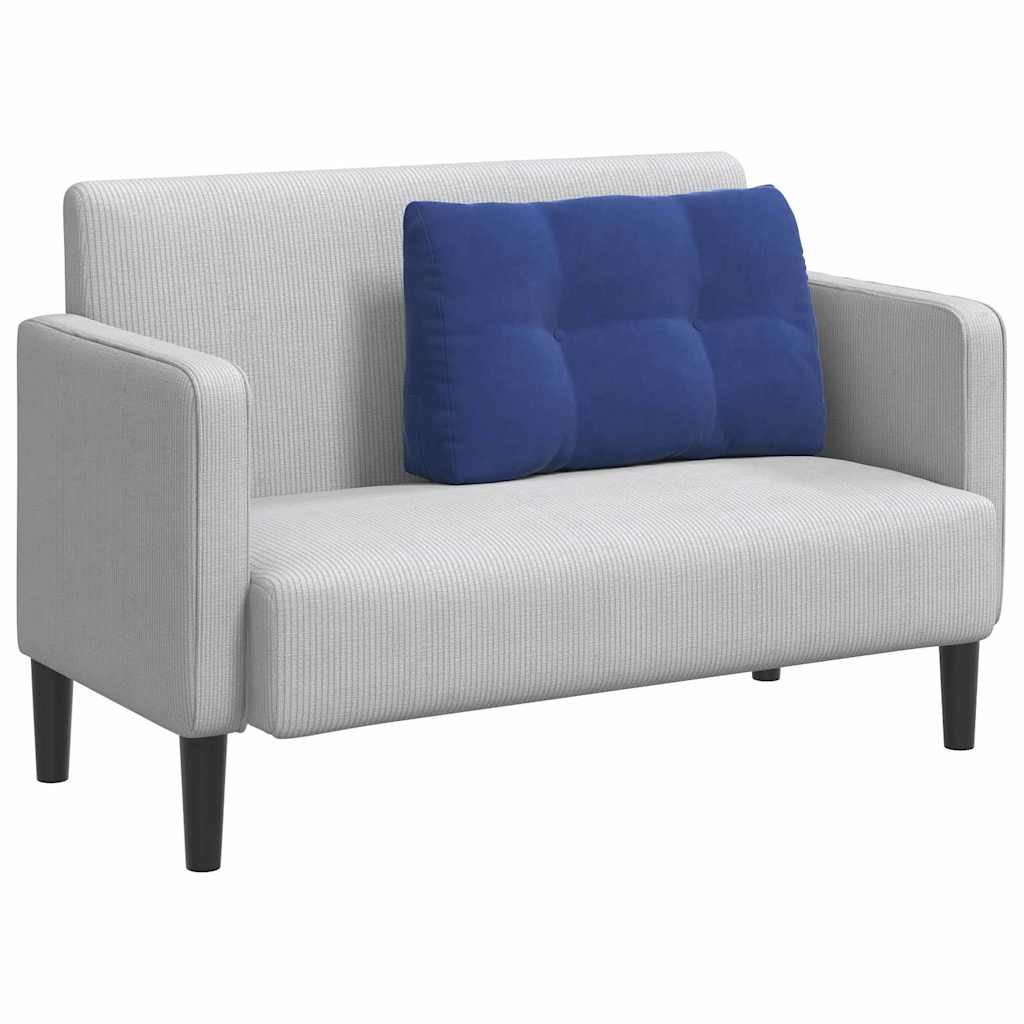 Jastuk za leđa Policijska plava 80 x 24 x 50 cm Baršun