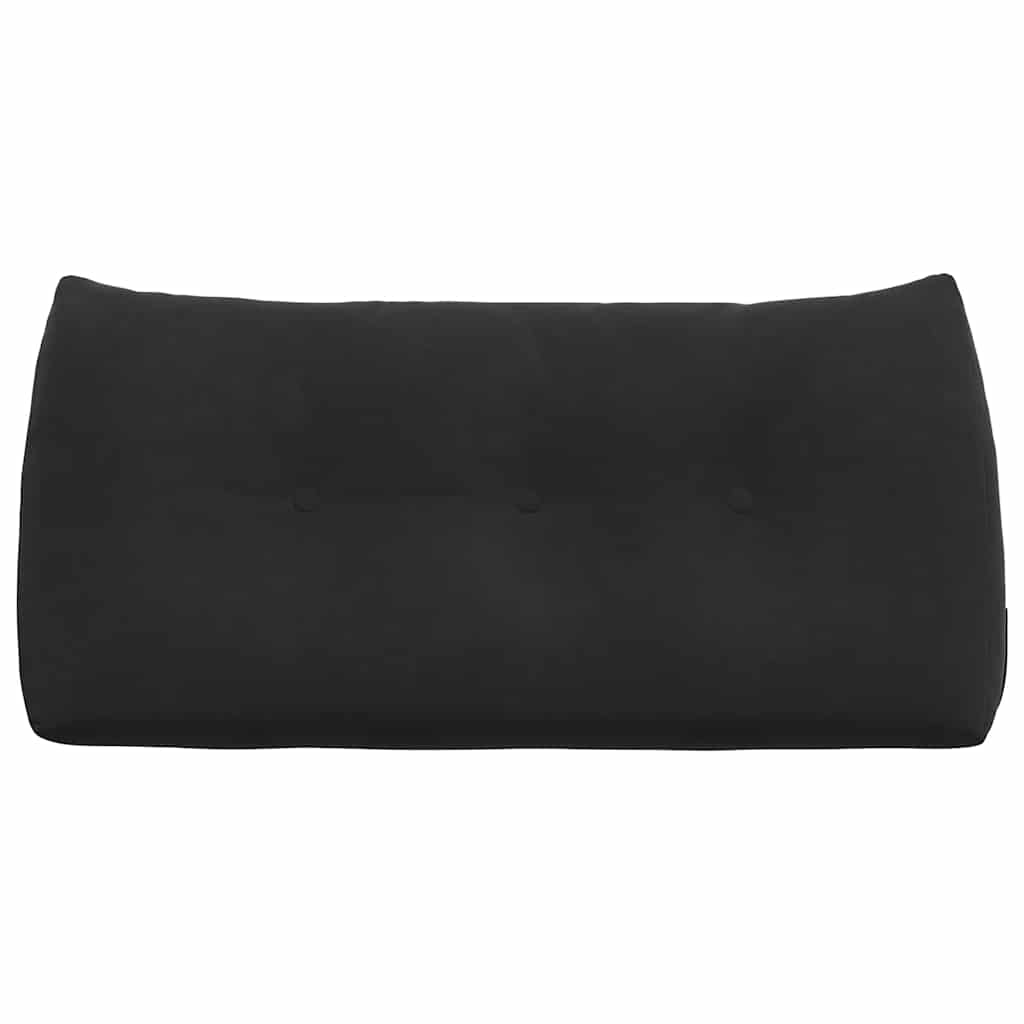 Jastuk za leđa Crna 100 x 24 x 50 cm Baršun