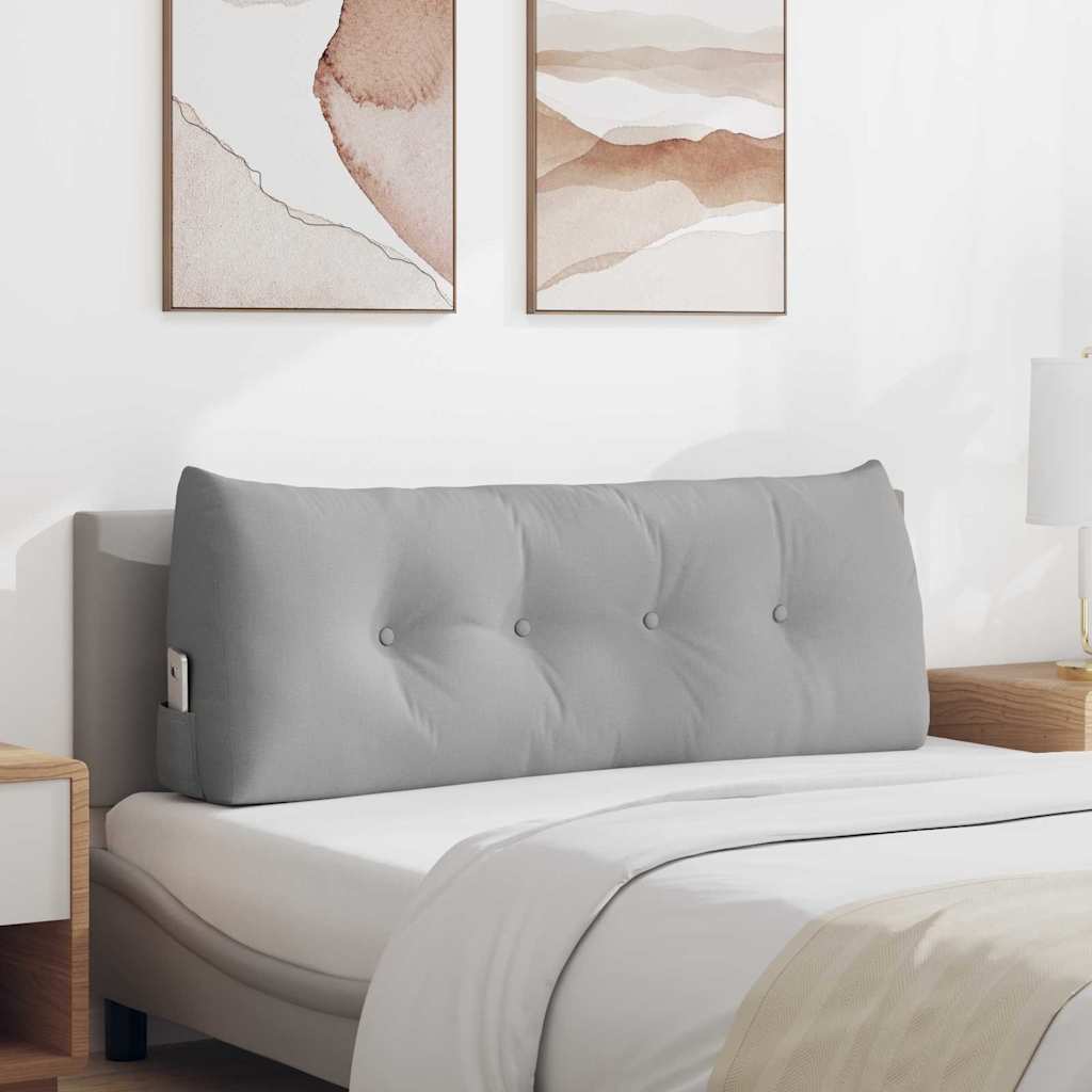 Jastuk za leđa Oblačnosiva 120 x 24 x 50 cm tkanina