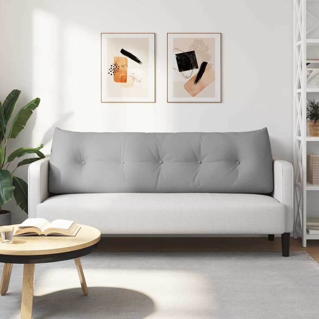 Jastuk za leđa Oblačnosiva 160 x 24 x 50 cm tkanina