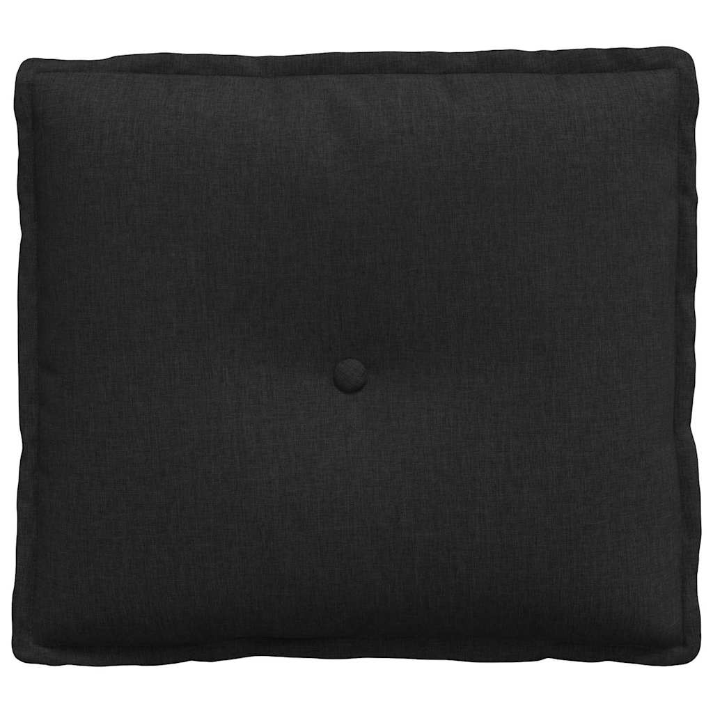 Jastuk za leđa Crna 50 x 19 x 45 cm tkanina