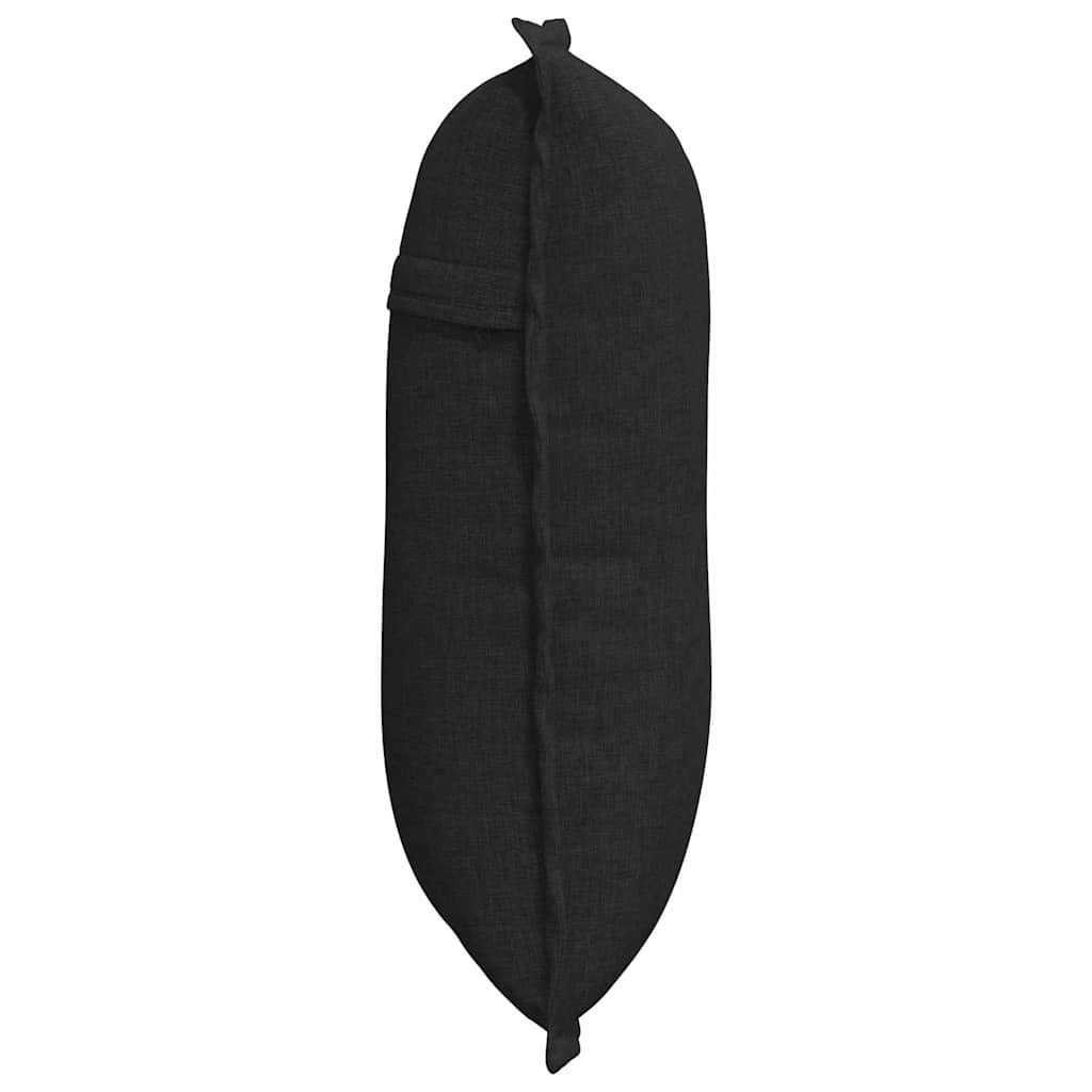 Jastuk za leđa Crna 50 x 19 x 45 cm tkanina