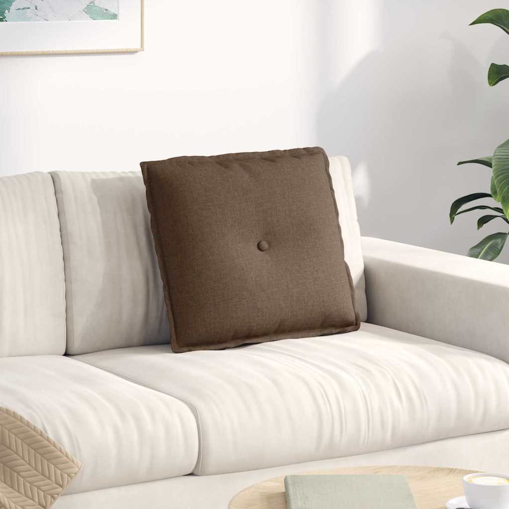 Jastuk za leđa Smeđa 50 x 19 x 45 cm tkanina
