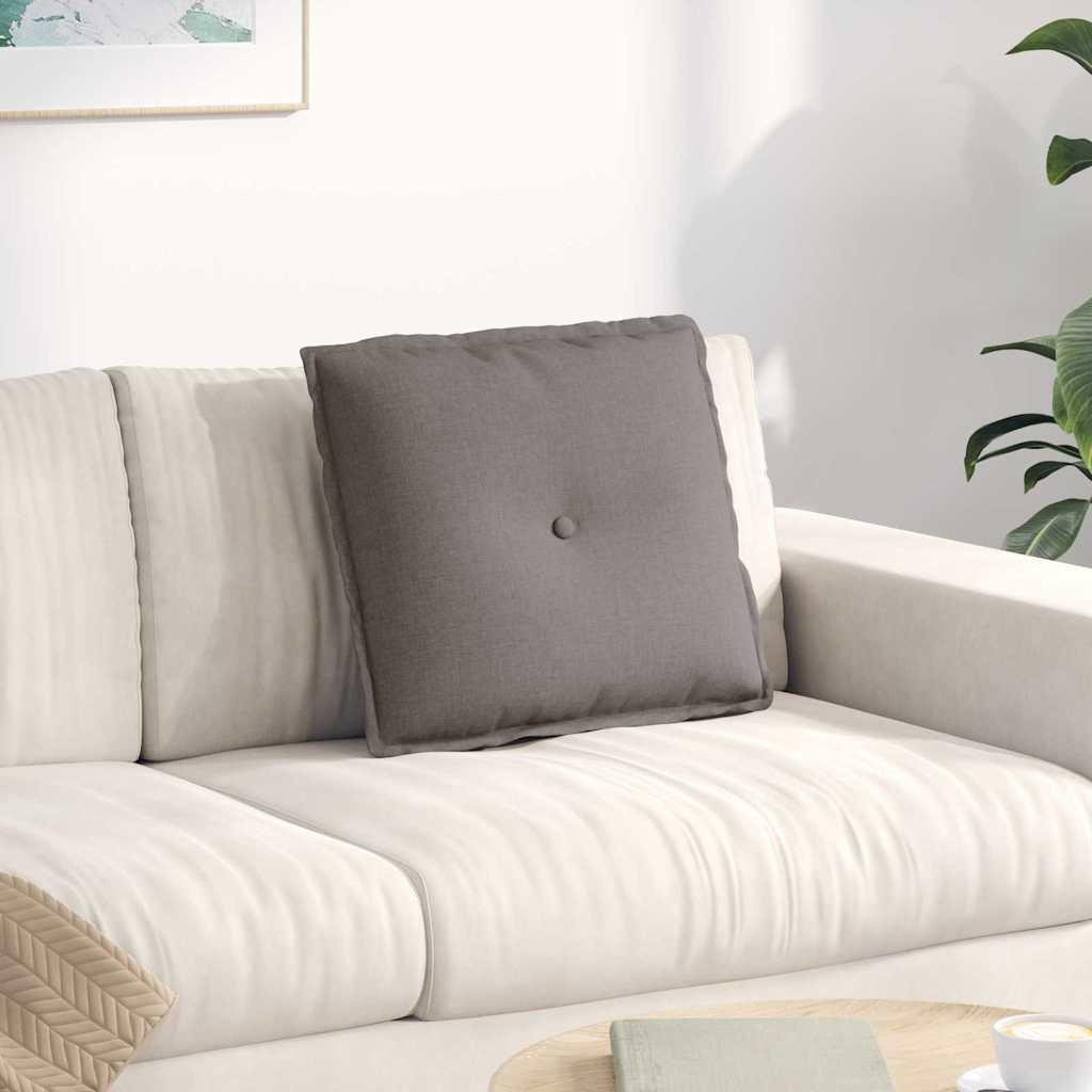 Jastuk za leđa Sivo-smeđa 50 x 19 x 45 cm tkanina