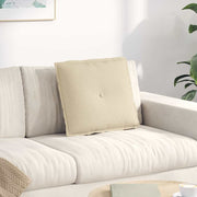 Jastuk za leđa Krema 50 x 19 x 45 cm tkanina