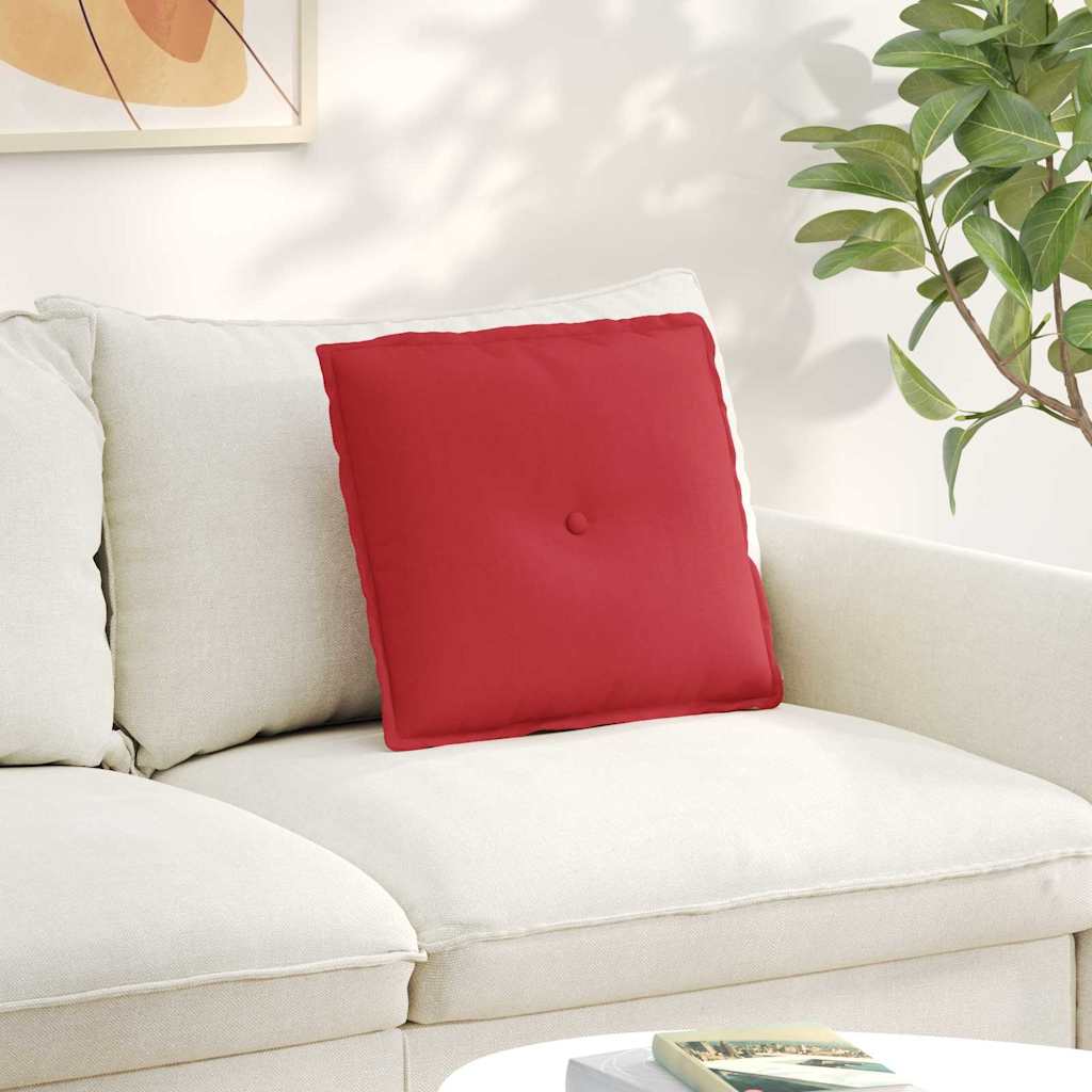 Jastuk za leđa Crvena 50 x 19 x 45 cm tkanina