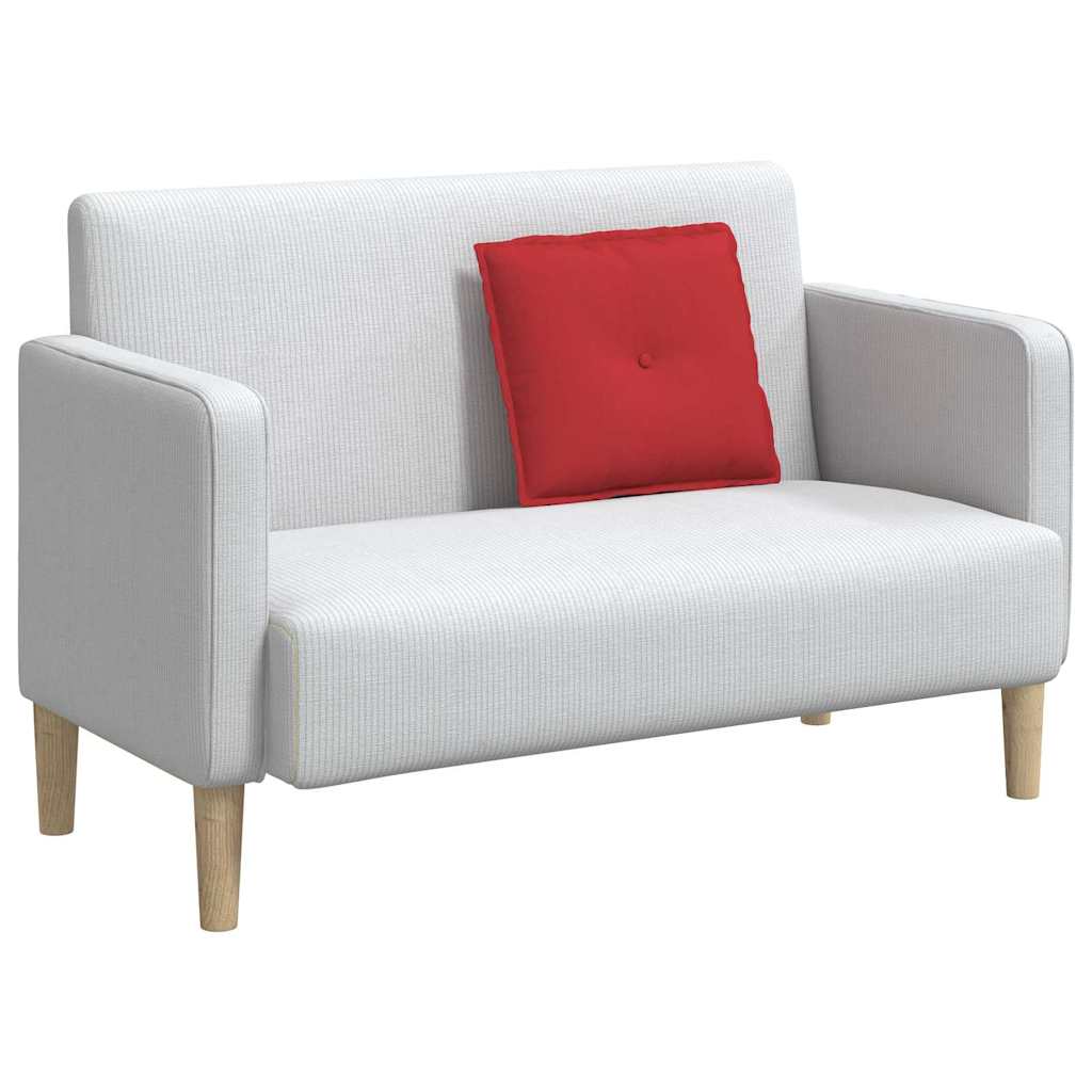 Jastuk za leđa Crvena 50 x 19 x 45 cm tkanina