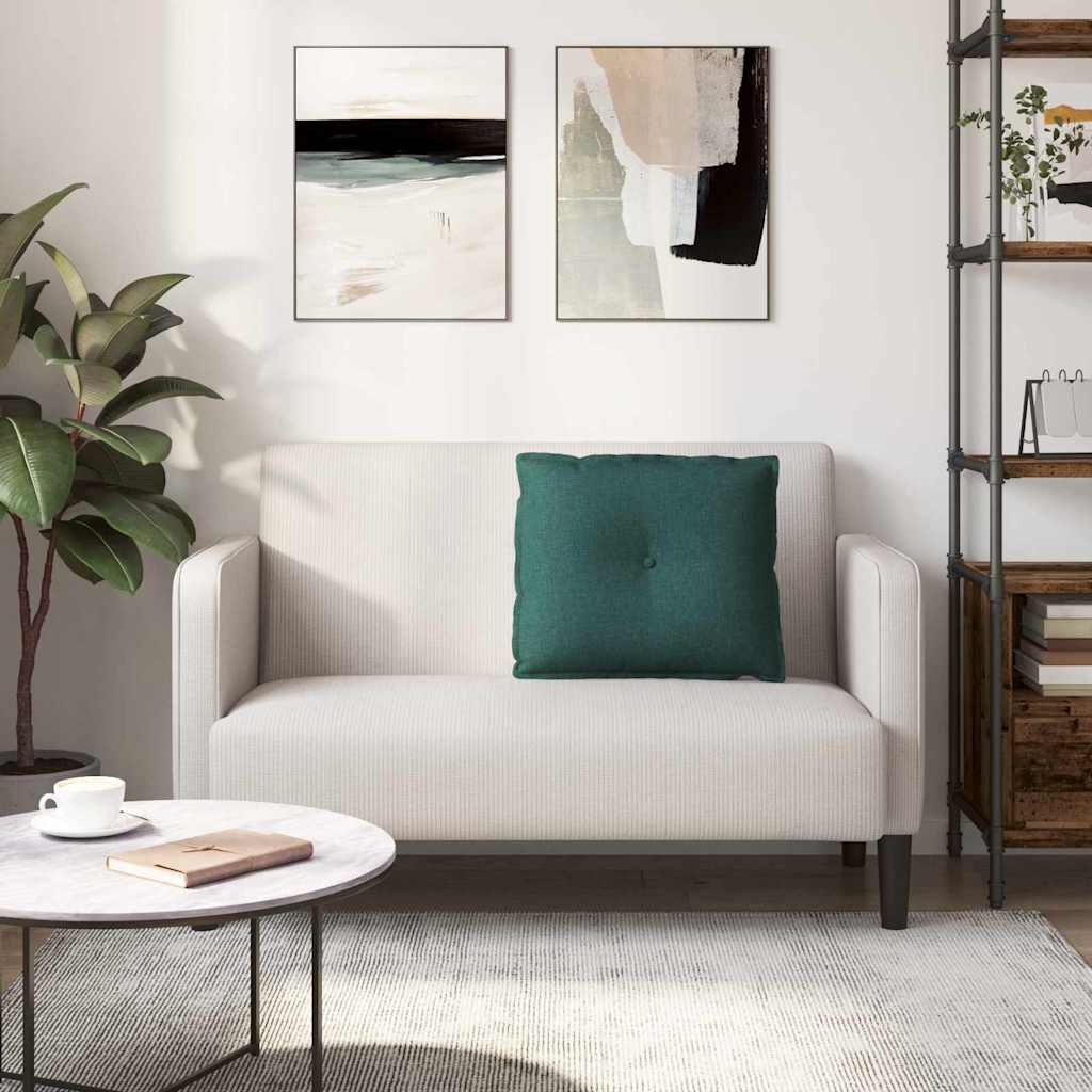 Jastuk za leđa Tamnozelena 60 x 19 x 50 cm tkanina