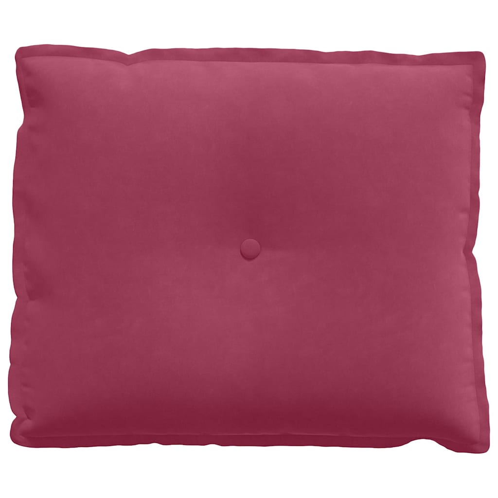 Jastuk za leđa Vinska crvena 60 x 50 cm Kordura tekstil
