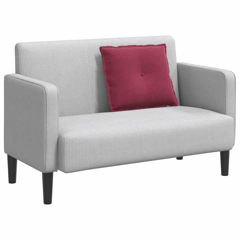 Jastuk za leđa Vinska crvena 60 x 50 cm Kordura tekstil