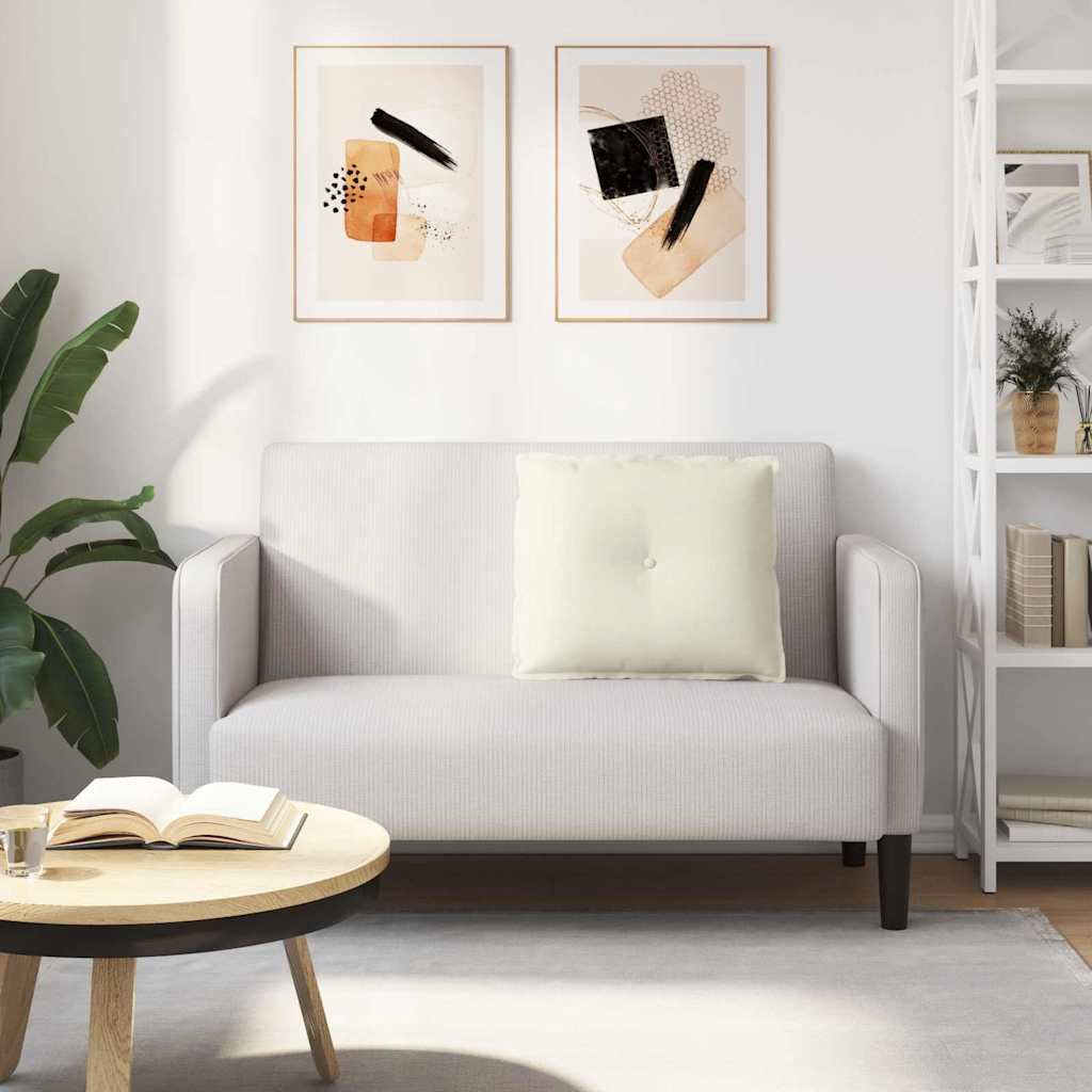Jastuk za leđa Krema 60 x 50 cm Kordura tekstil