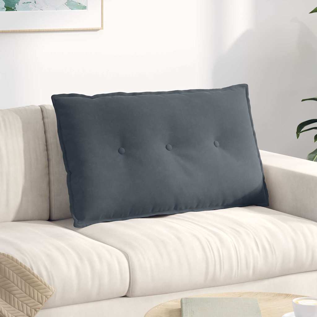 Jastuk za leđa Tamno siva 80 x 50 cm Kordura tekstil