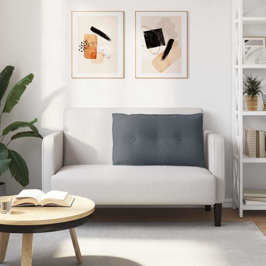 Jastuk za leđa Tamno siva 80 x 50 cm Kordura tekstil