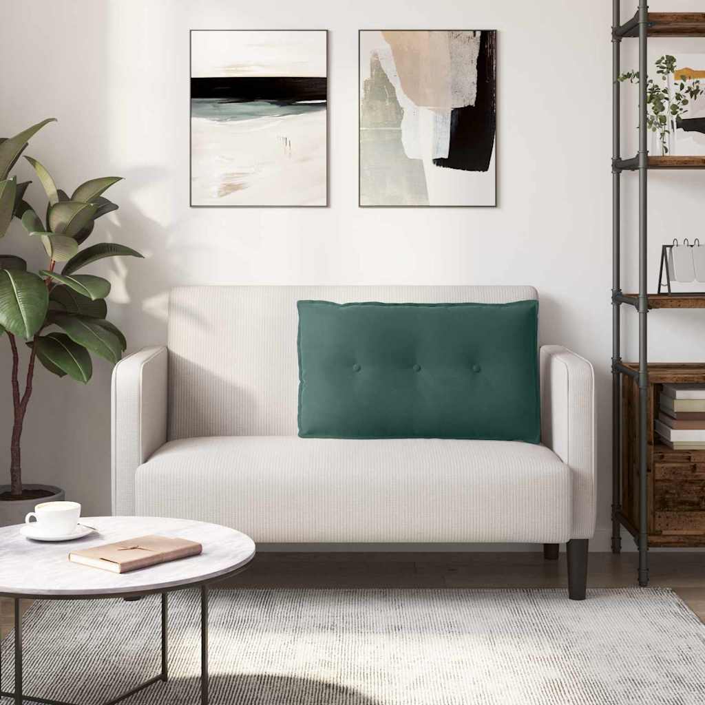 Jastuk za leđa Tamnozelena 80 x 50 cm Kordura tekstil