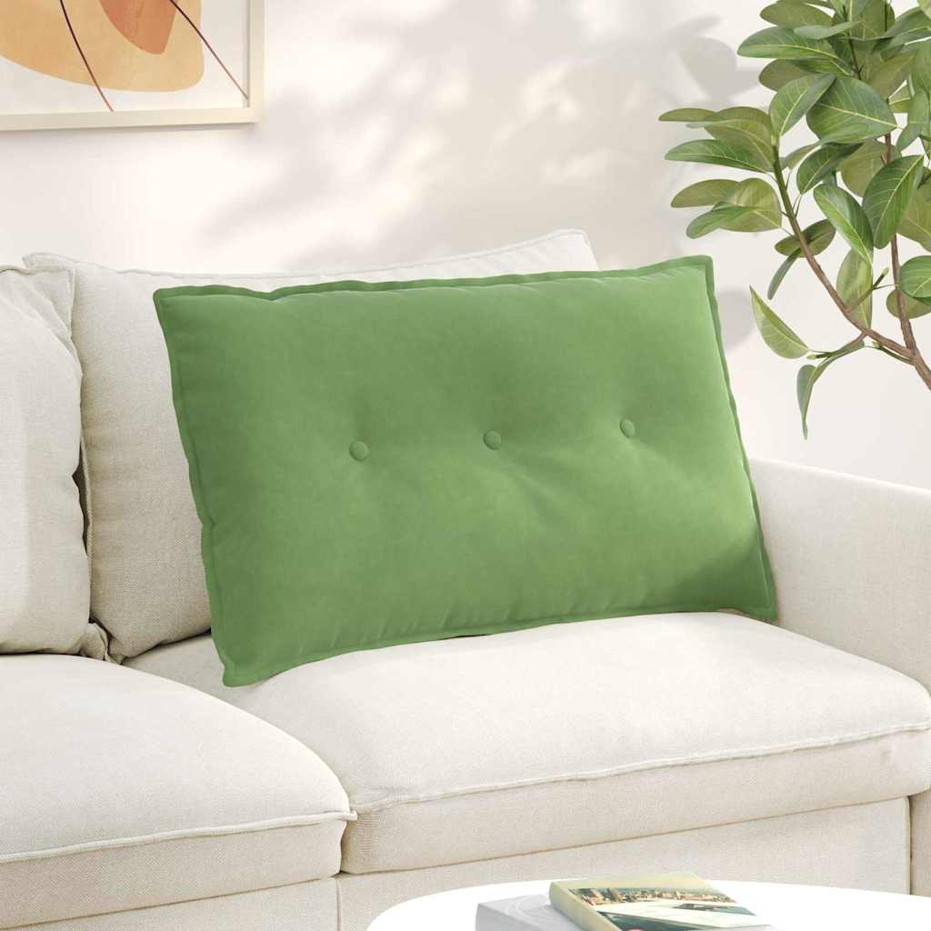 Jastuk za leđa Svijetlo zelena 80 x 50 cm Kordura tekstil