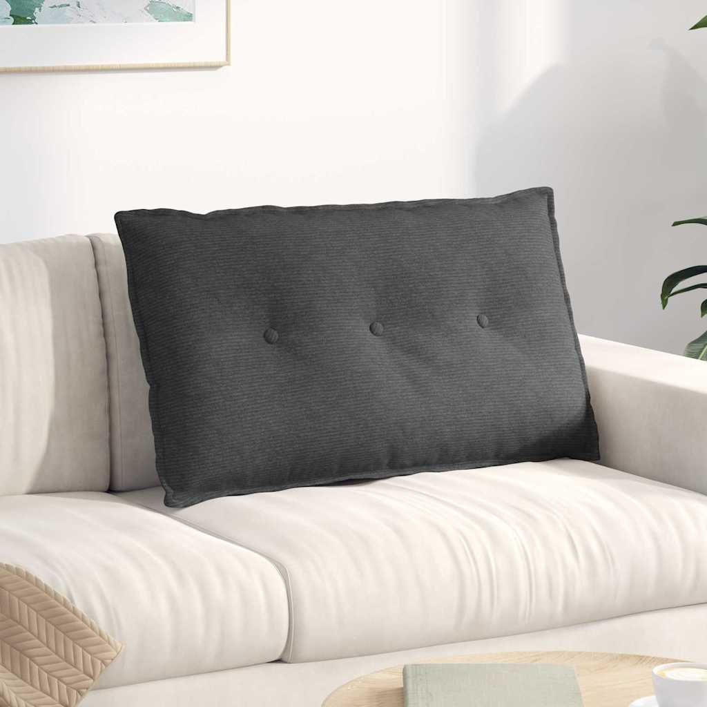 Jastuk za leđa Tamno siva 80 x 50 cm Kordura tekstil