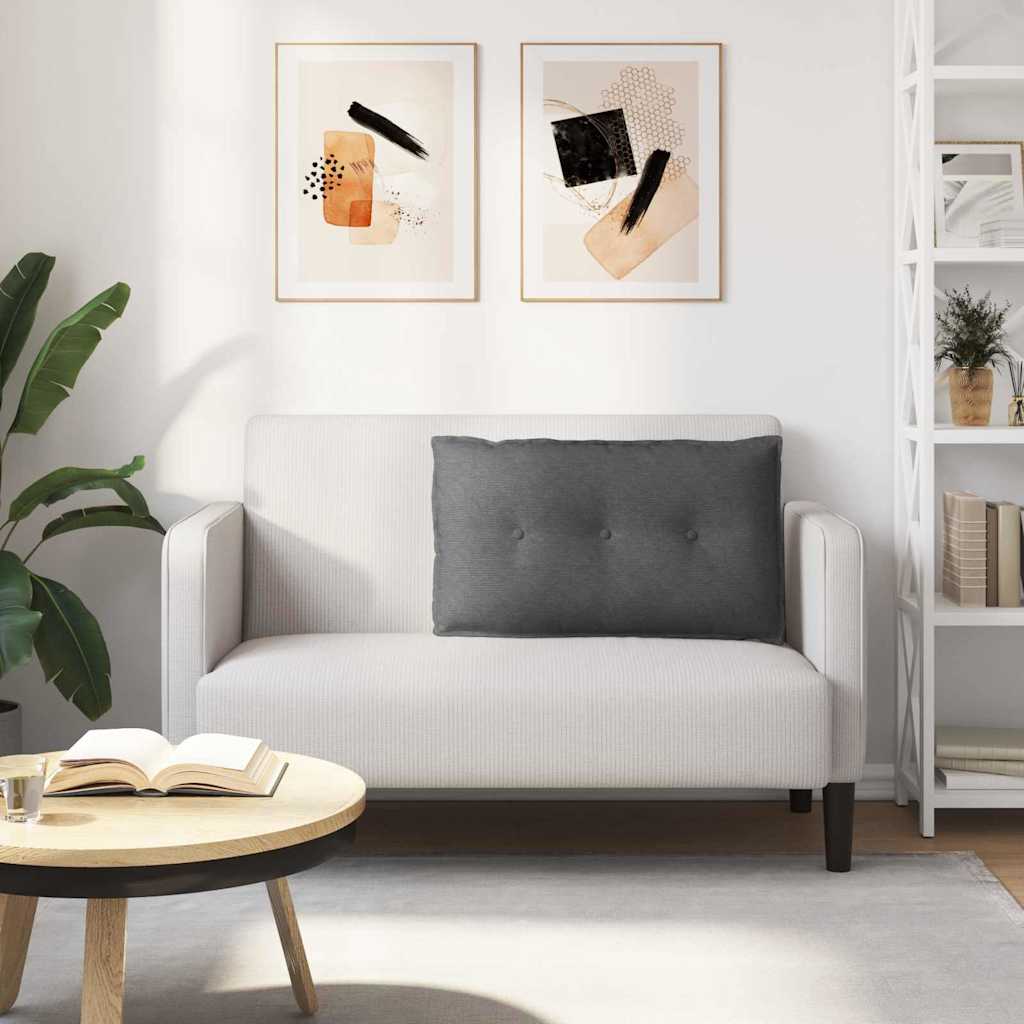 Jastuk za leđa Tamno siva 80 x 50 cm Kordura tekstil
