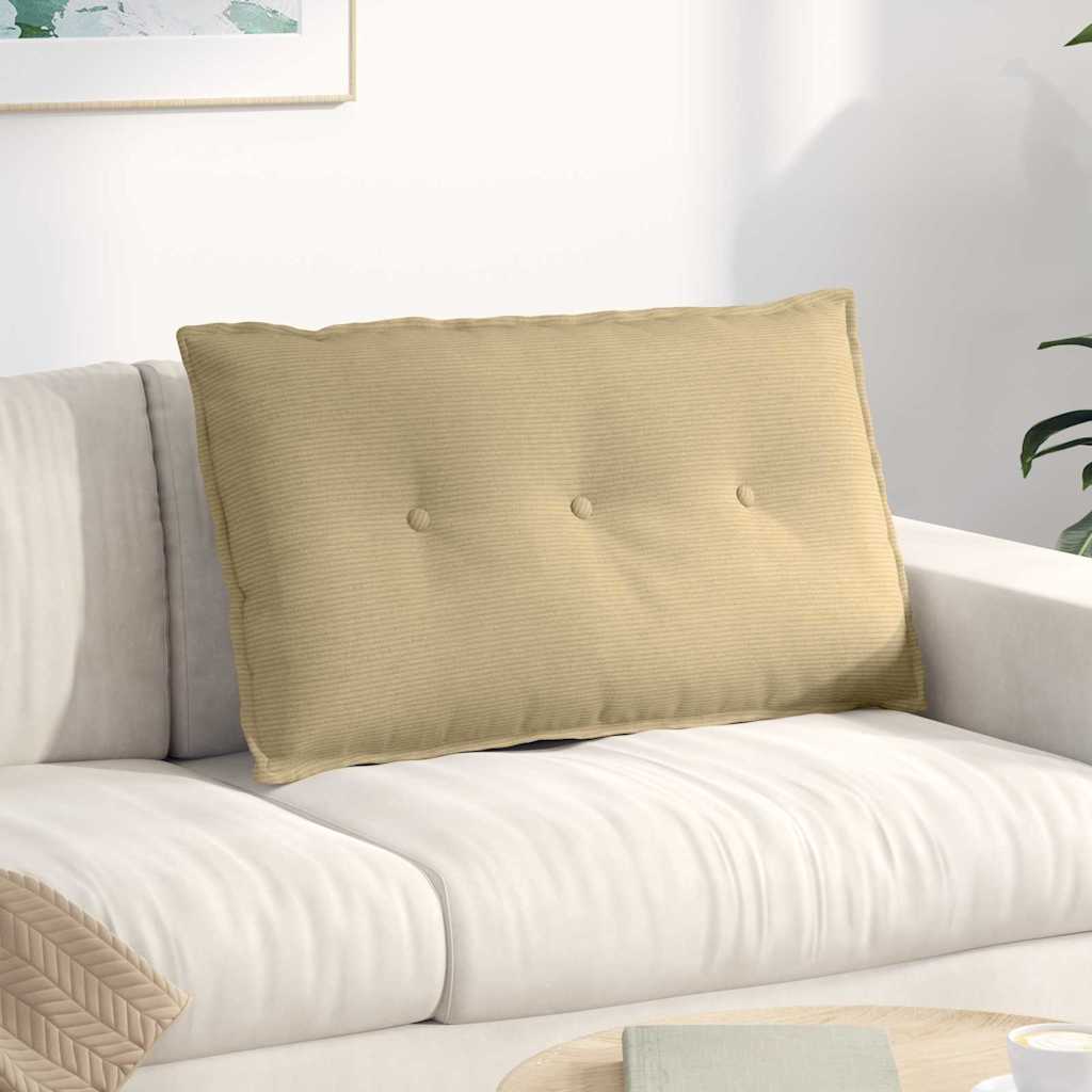 Jastuk za leđa Siva zelena 80 x 50 cm Kordura tekstil