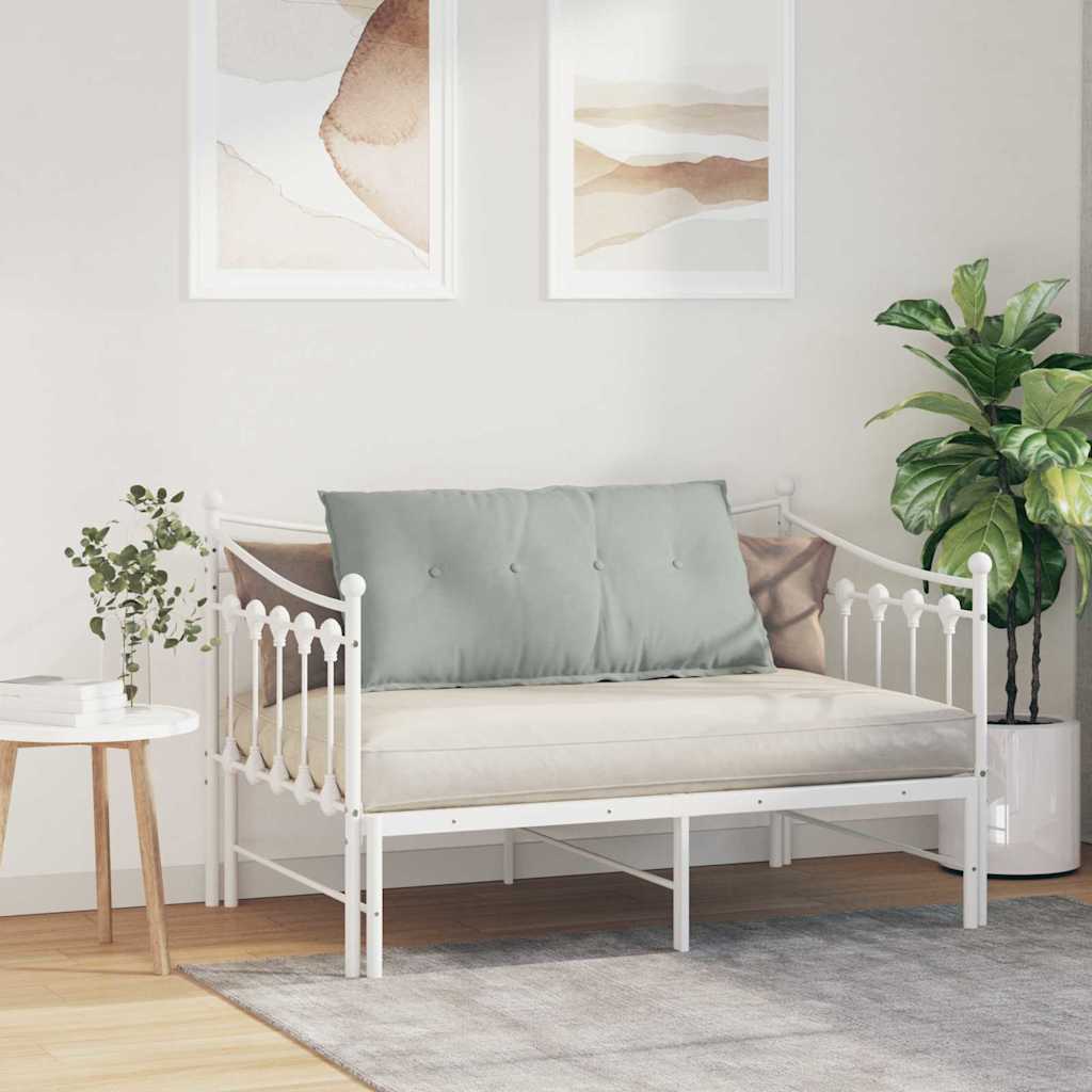 Jastuk za leđa Svijetlo siva 100 x 50 cm Kordura tekstil