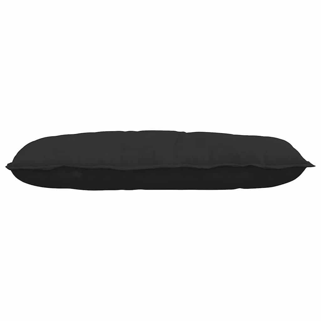Jastuk za leđa Crna 100 x 50 cm Mikrofiber tkanina