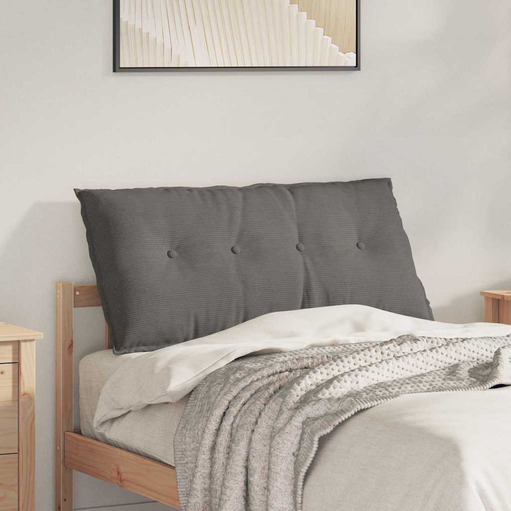 Jastuk za leđa Svijetlo siva 100 x 50 cm Kordura tekstil