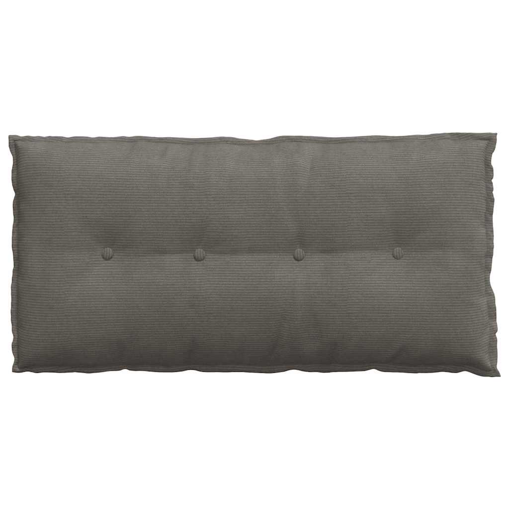 Jastuk za leđa Svijetlo siva 100 x 50 cm Kordura tekstil