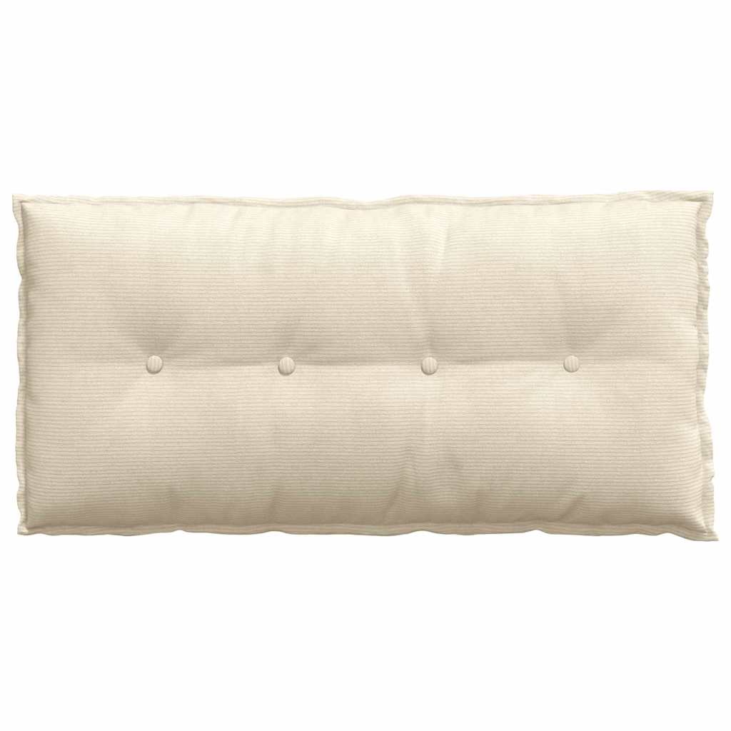 Jastuk za leđa Krema 100 x 50 cm Kordura tekstil