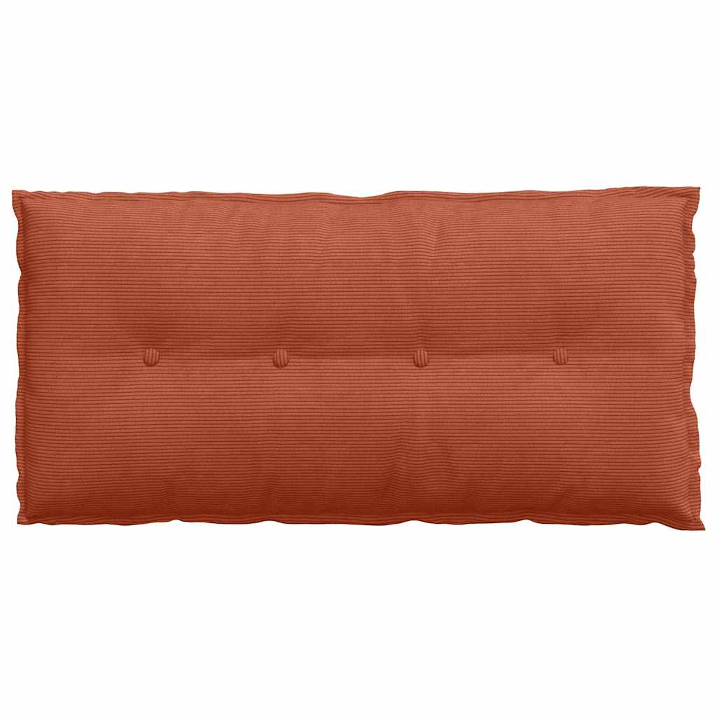 Jastuk za leđa Crvena narančasta 100 x 50 cm Kordura tekstil