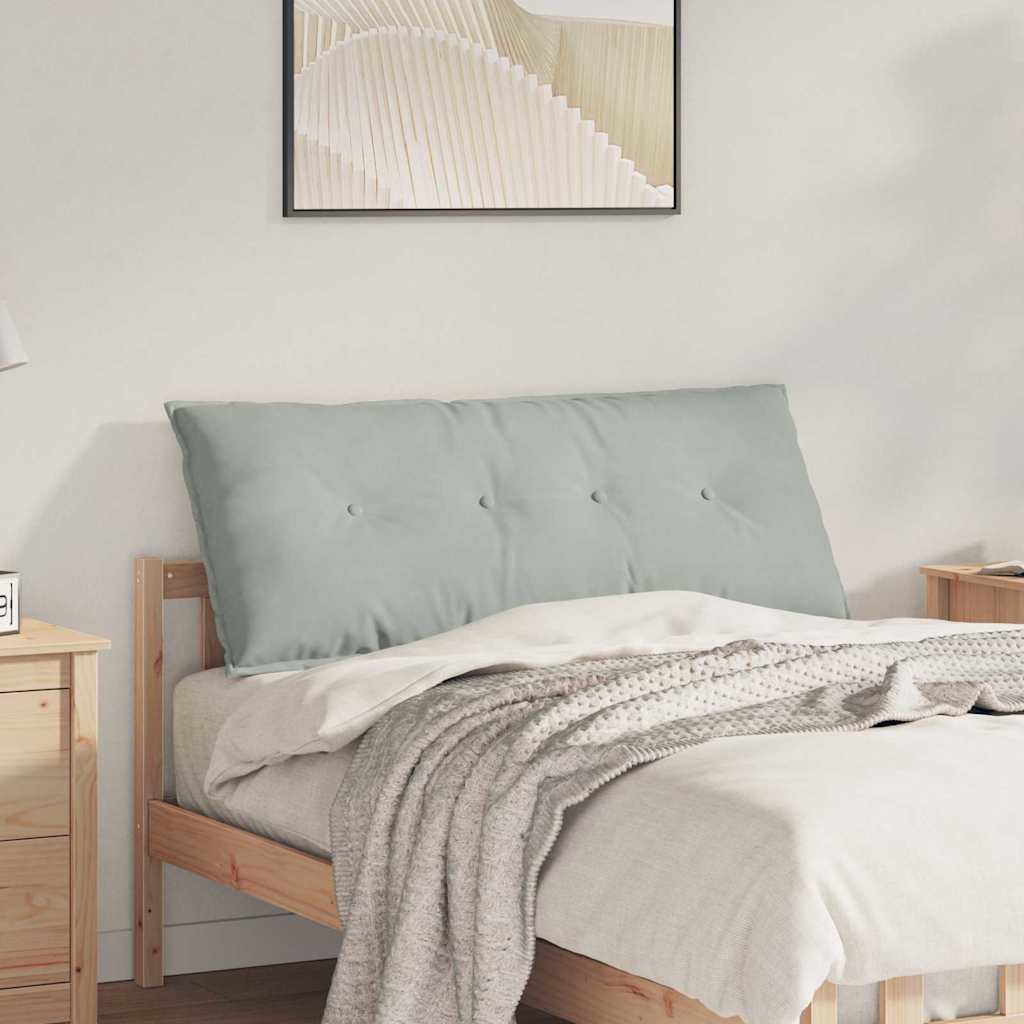 Jastuk za leđa Svijetlo siva 120 x 50 cm Kordura tekstil