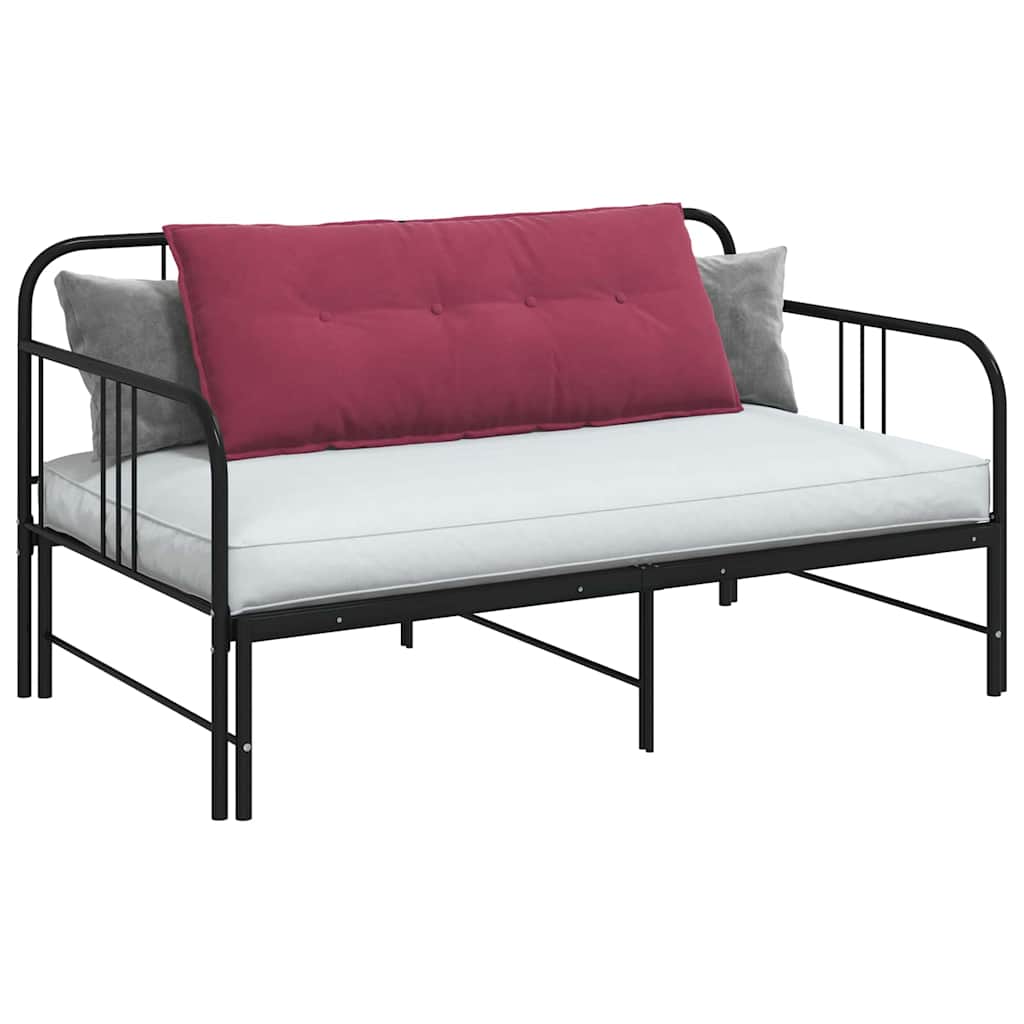 Jastuk za leđa Vinska crvena 120 x 50 cm Kordura tekstil
