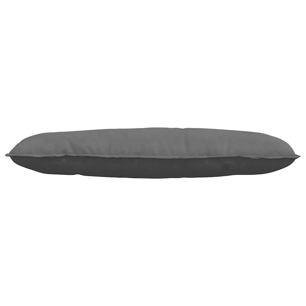 Jastuk za leđa Tamno siva 120 x 50 cm Mikrofiber tkanina