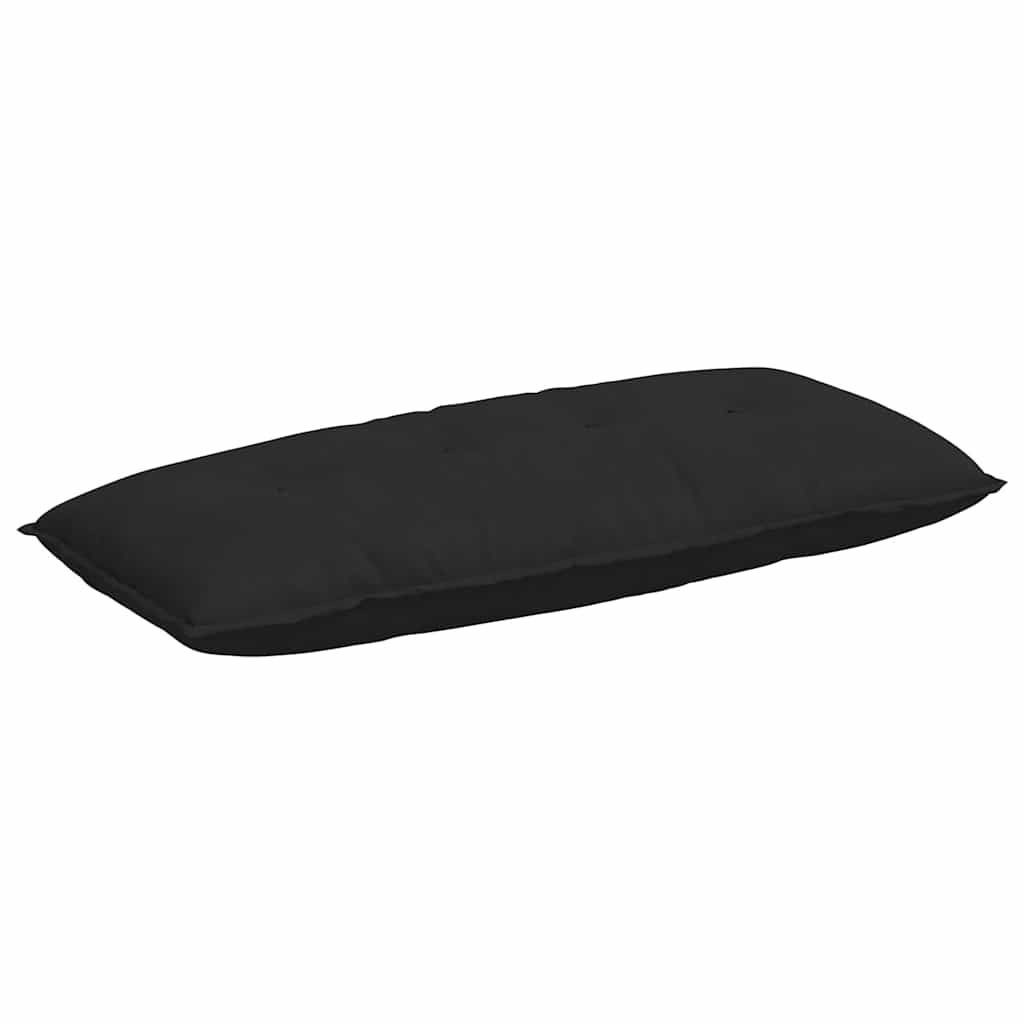 Jastuk za leđa Crna 120 x 50 cm Mikrofiber tkanina