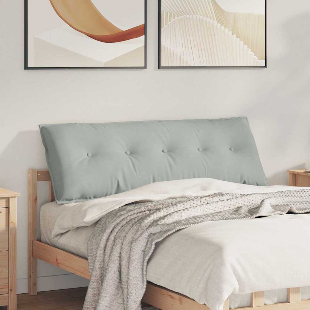 Jastuk za leđa Svijetlo siva 140 x 50 cm Kordura tekstil