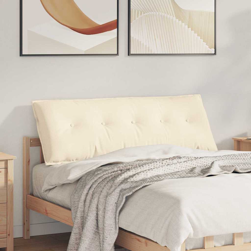Jastuk za leđa Krema 140 x 50 cm Kordura tekstil