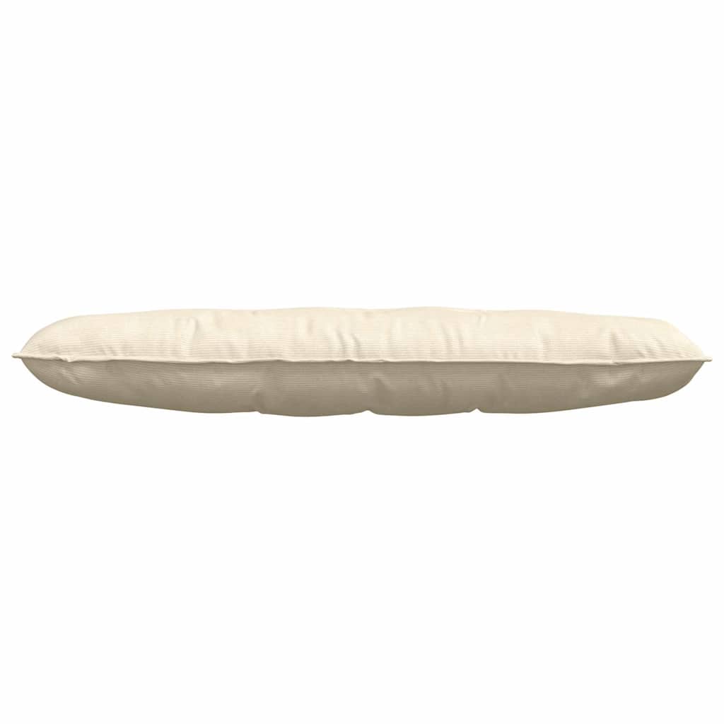 Jastuk za leđa Krema 140 x 50 cm Kordura tekstil