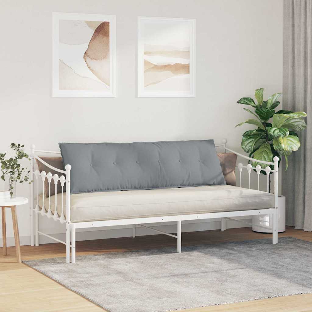 Jastuk za leđa Svijetlo siva 160 x 19 x 50 cm tkanina