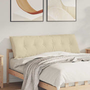 Jastuk za leđa Krema 160 x 19 x 50 cm tkanina
