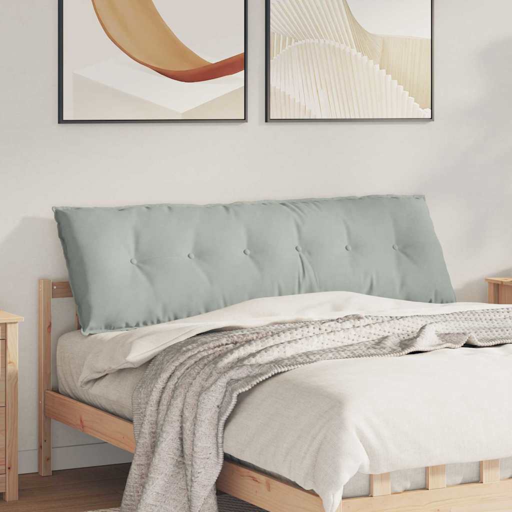 Jastuk za leđa Svijetlo siva 160 x 50 cm Kordura tekstil