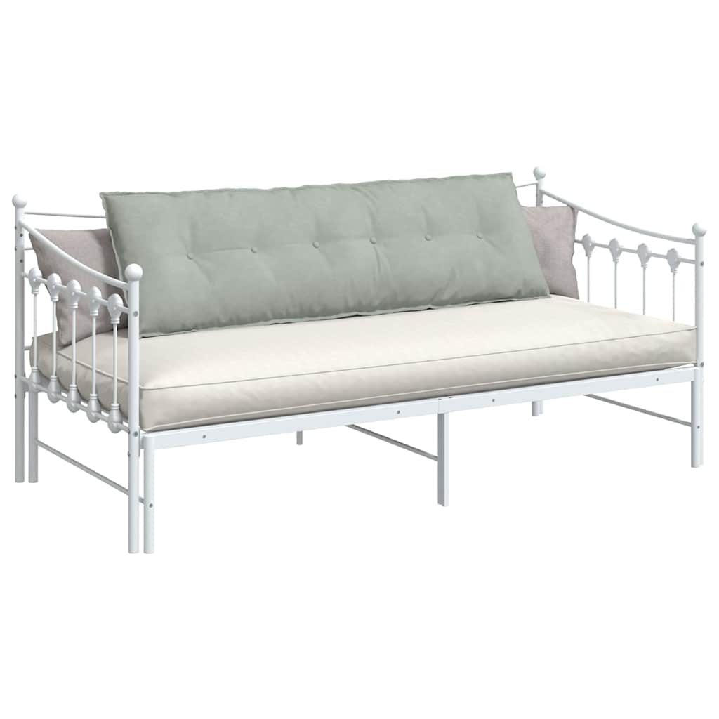 Jastuk za leđa Svijetlo siva 160 x 50 cm Kordura tekstil