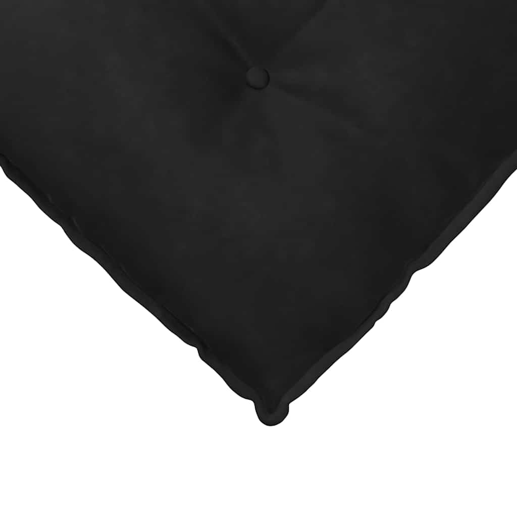 Jastuk za leđa Crna 160 x 50 cm Kordura tekstil