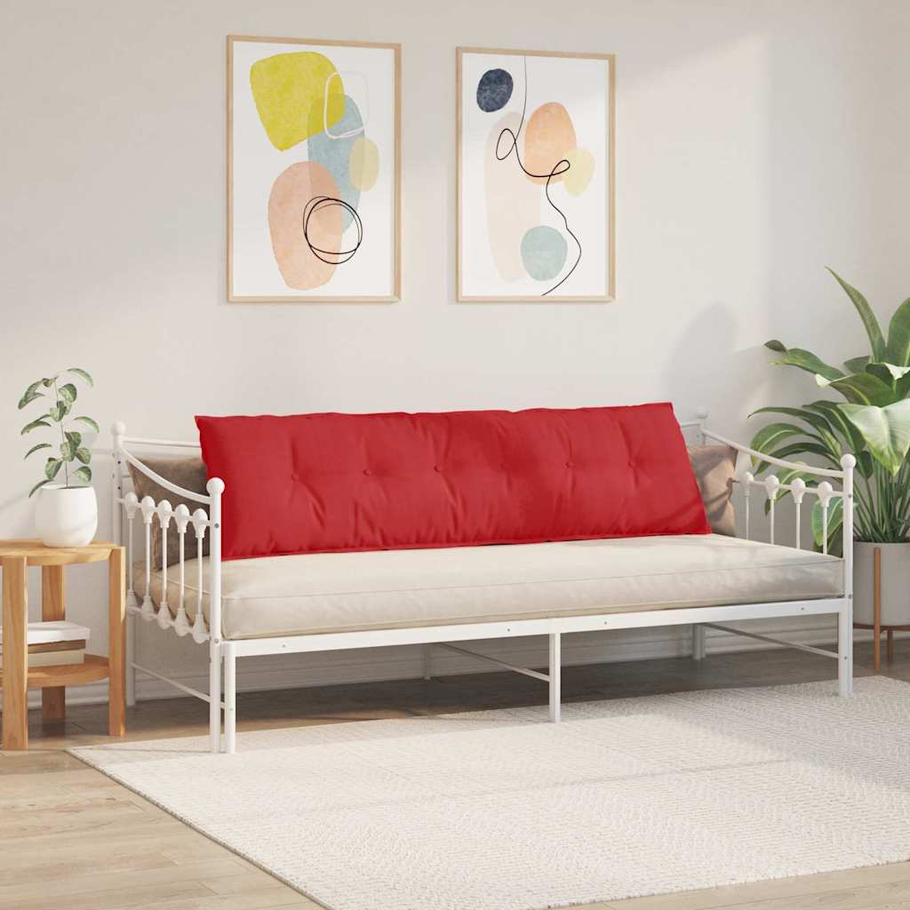 Jastuk za leđa Crvena 180 x 19 x 50 cm tkanina