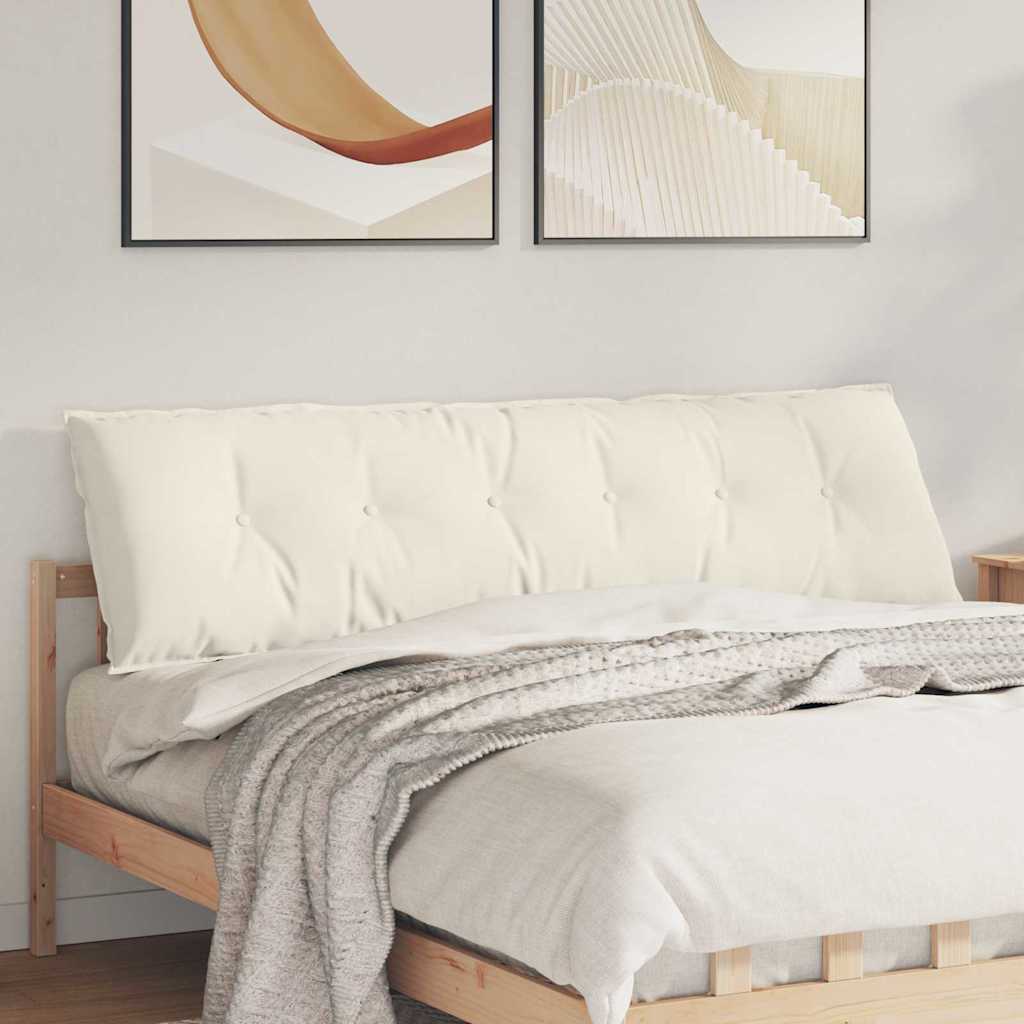 Jastuk za leđa Krema 180 x 50 cm Kordura tekstil