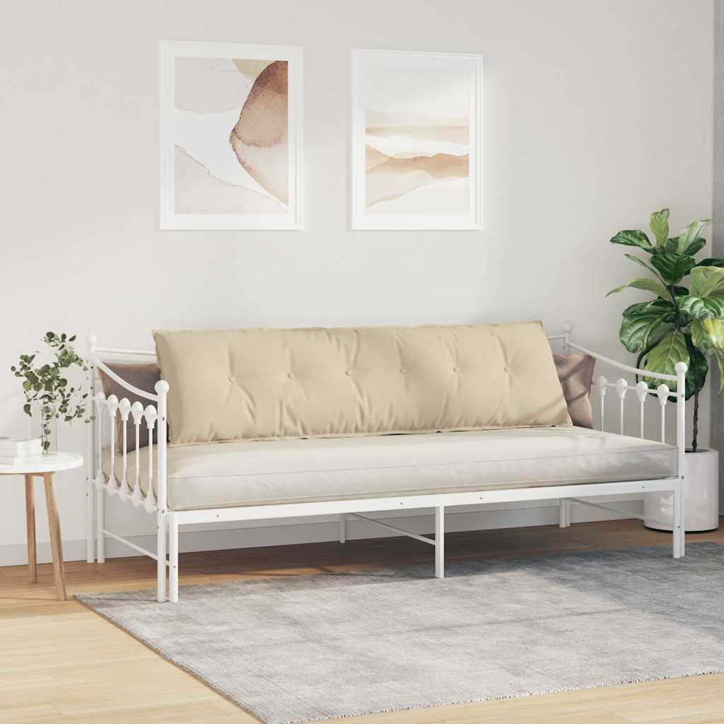Jastuk za leđa Krema 180 x 50 cm Mikrofiber tkanina