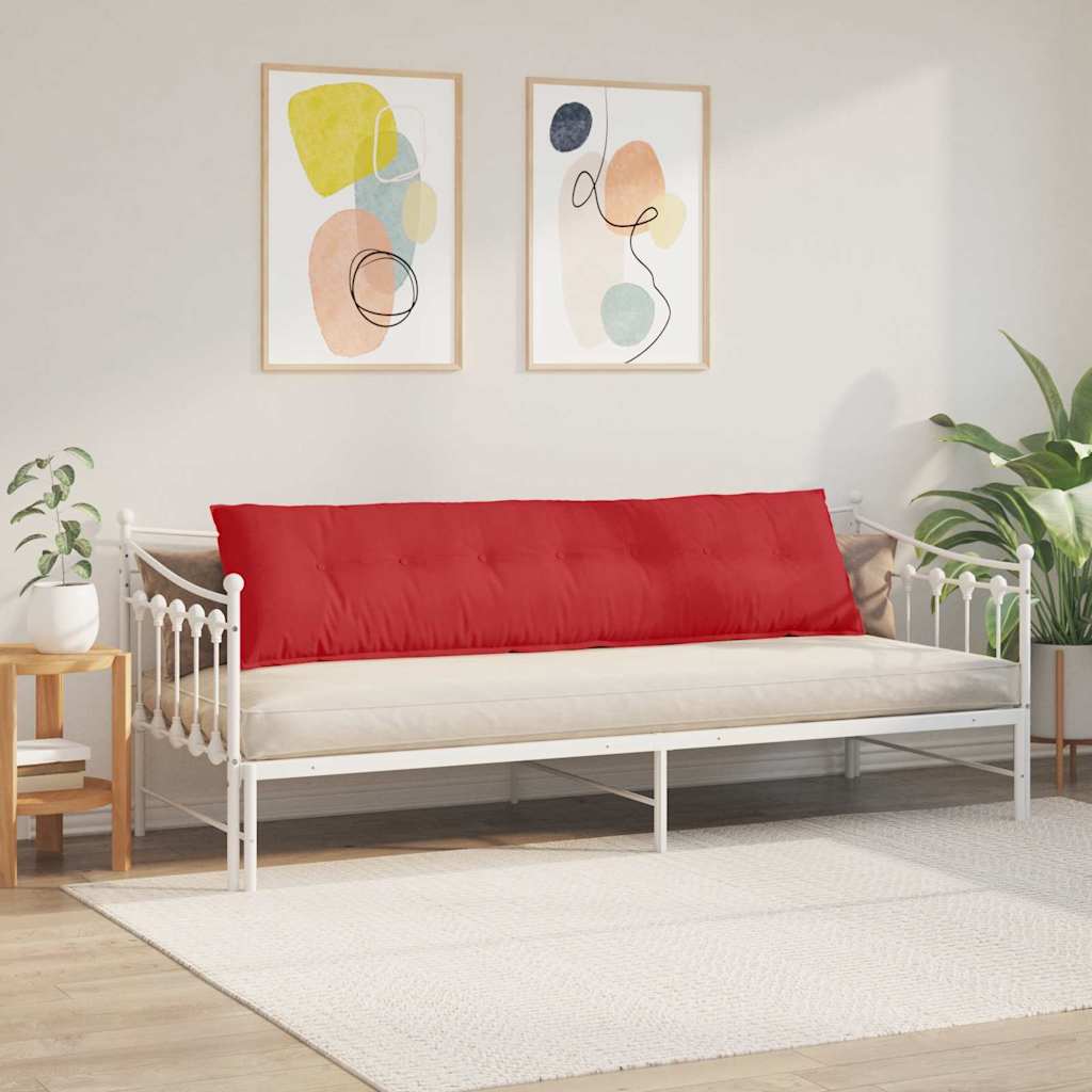 Jastuk za leđa Crvena 200 x 19 x 50 cm tkanina