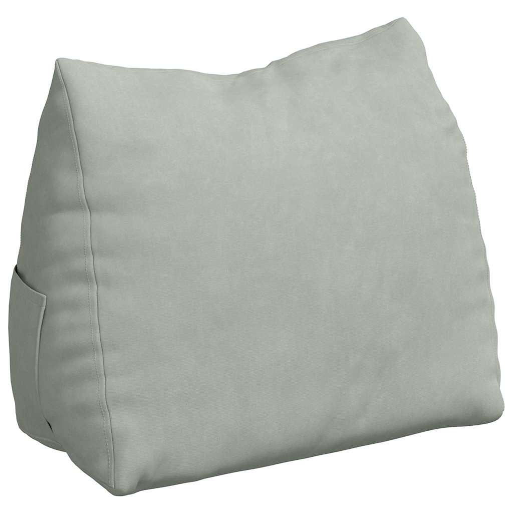 Jastuk za leđa Svijetlo siva 45 x 20 x 35 cm Kordura tekstil