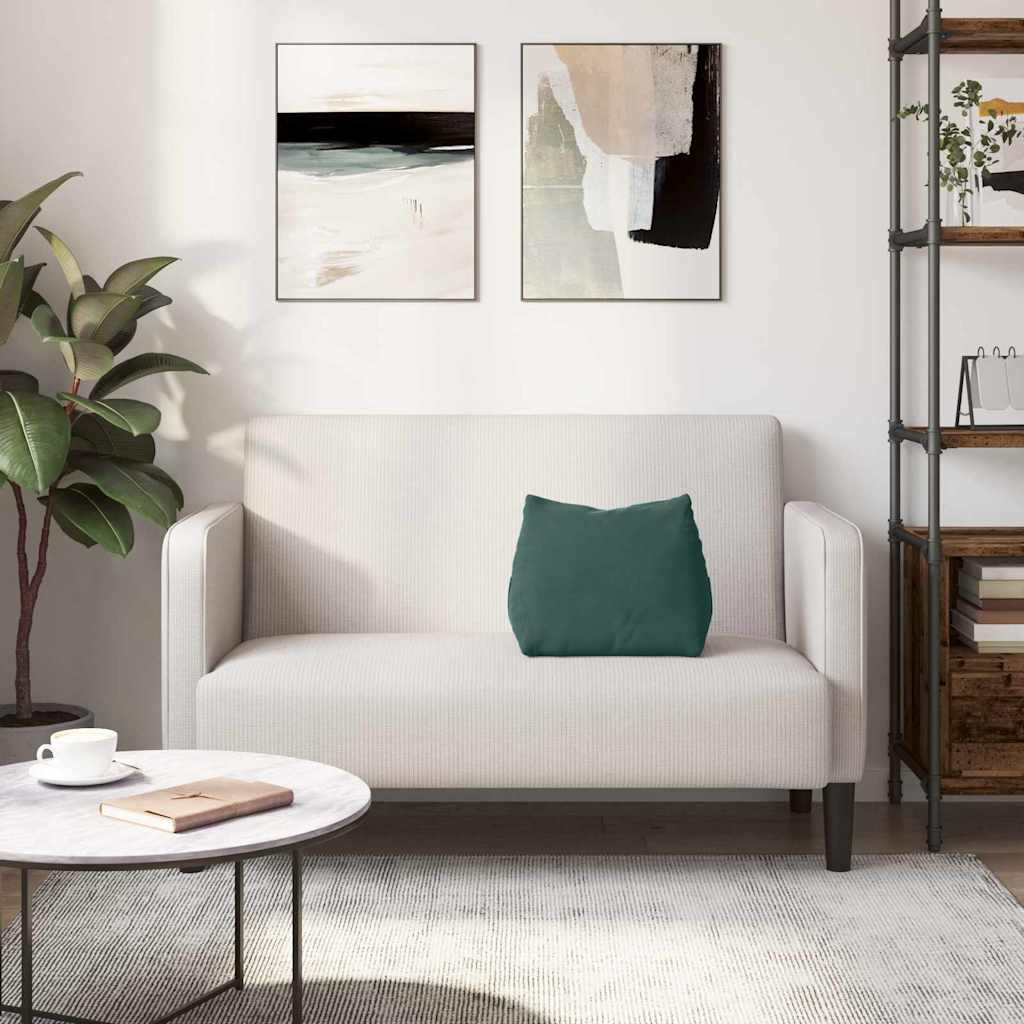 Jastuk za leđa Tamnozelena 45 x 20 x 35 cm Kordura tekstil