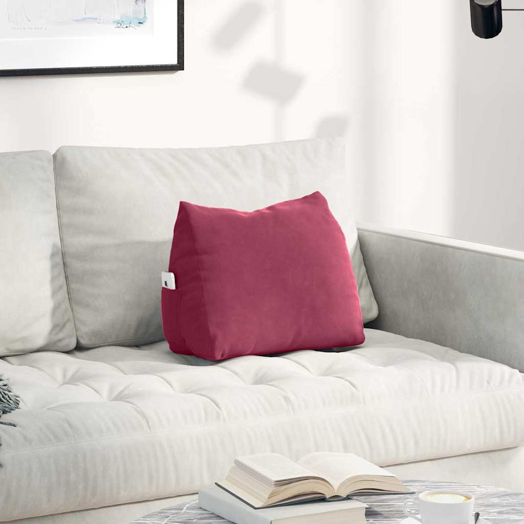 Jastuk za leđa Vinska crvena 45 x 20 x 35 cm Kordura tekstil